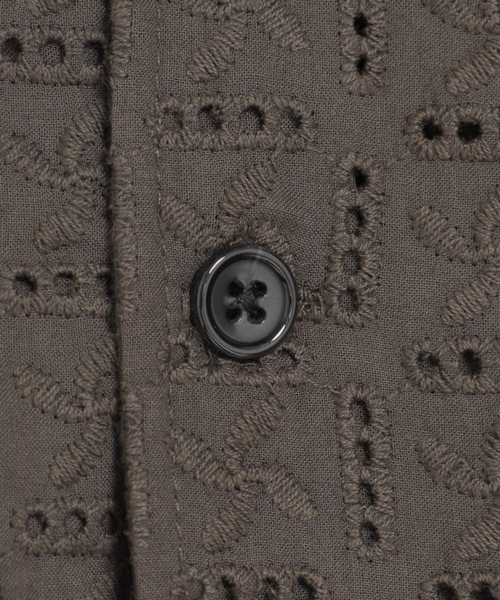 B.C STOCK(ベーセーストック)の「オーバーダイレース ロングスリーブシャツ(シャツ/ブラウス・メンズ・ブラック/ブラウン/キャメル・FREE)」の8枚目の写真