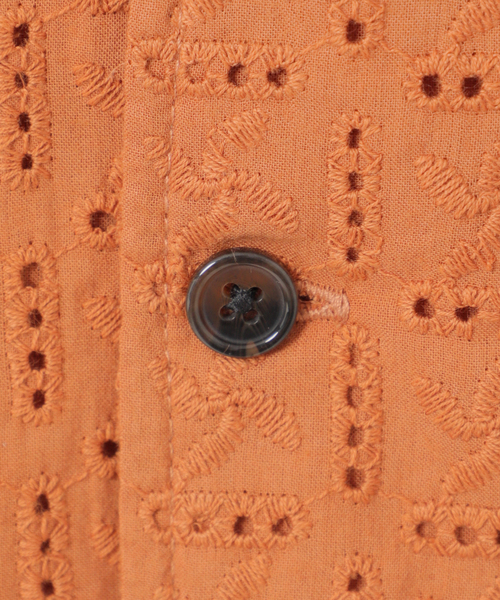 B.C STOCK(ベーセーストック)の「オーバーダイレース ロングスリーブシャツ(シャツ/ブラウス・メンズ・ブラック/ブラウン/キャメル・FREE)」の4枚目の写真