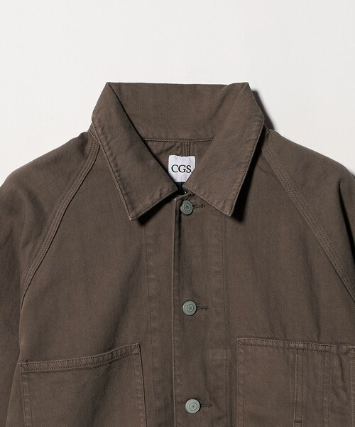 California General Store(California General Store)の「<CGS.>オーガニック コットン デニム カバーオール ジャケット(カバーオール・メンズ・ロイヤルブルー/ブラウン系・S/M/L)」の16枚目の写真