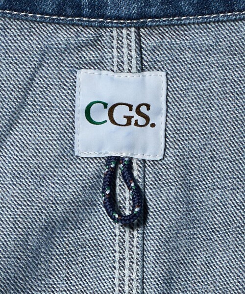 California General Store(California General Store)の「<CGS.>オーガニック コットン デニム カバーオール ジャケット(カバーオール・メンズ・ロイヤルブルー/ブラウン系・S/M/L)」の19枚目の写真
