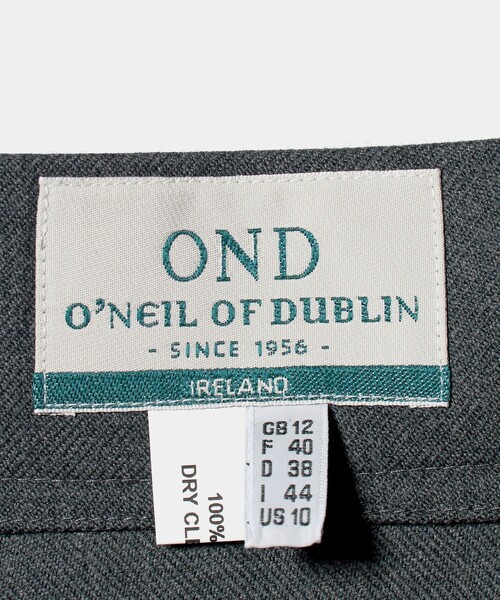 O'NEIL of DUBLIN（オニールオブダブリン）の「【別注】＜O’NEIL of DUBLIN＞ワープ スイング スカート（スカート・レディース・ダークグレー・10/12/8）」の11枚目の写真