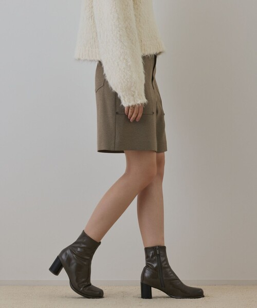 GRACE CONTINENTAL(グレースコンチネンタル)の「ツイーディーハーフパンツ(その他パンツ・レディース・カーキ/ブラック・38/36)」の6枚目の写真