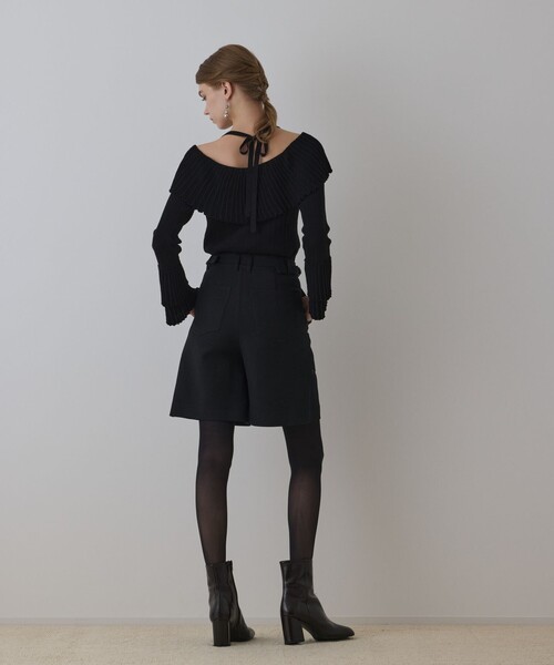 GRACE CONTINENTAL(グレースコンチネンタル)の「ツイーディーハーフパンツ(その他パンツ・レディース・カーキ/ブラック・38/36)」の13枚目の写真