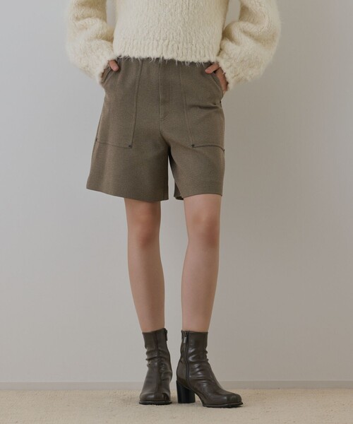 GRACE CONTINENTAL(グレースコンチネンタル)の「ツイーディーハーフパンツ(その他パンツ・レディース・カーキ/ブラック・38/36)」の21枚目の写真