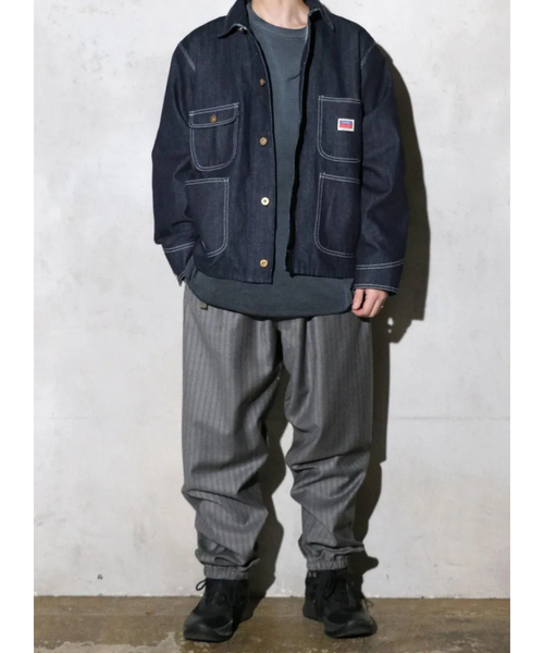 PENNEYS(ぺニーズ)の「【PENNEY'S /ぺニーズ】10oz DENIM ENGINEER SHORT JACKET RIGID/ショート丈/カバーオール【WEB限定】(ブルゾン・メンズ・ブルー・L/M)」の2枚目の写真