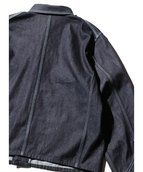 PENNEYS(ぺニーズ)の「【PENNEY'S /ぺニーズ】10oz DENIM ENGINEER SHORT JACKET RIGID/ショート丈/カバーオール【WEB限定】(ブルゾン・メンズ・ブルー・L/M)」の4枚目の写真