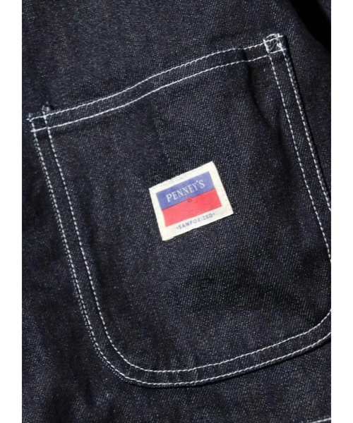 PENNEYS(ぺニーズ)の「【PENNEY'S /ぺニーズ】10oz DENIM ENGINEER SHORT JACKET RIGID/ショート丈/カバーオール【WEB限定】(ブルゾン・メンズ・ブルー・L/M)」の8枚目の写真
