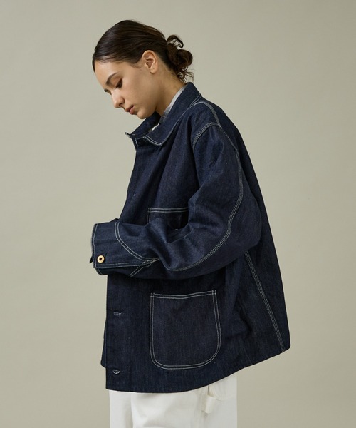 PENNEYS(ぺニーズ)の「【PENNEY'S /ぺニーズ】10oz DENIM ENGINEER SHORT JACKET RIGID/ショート丈/カバーオール【WEB限定】(ブルゾン・メンズ・ブルー・L/M)」の12枚目の写真