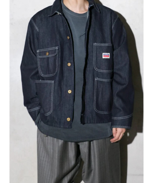 PENNEYS(ぺニーズ)の「【PENNEY'S /ぺニーズ】10oz DENIM ENGINEER SHORT JACKET RIGID/ショート丈/カバーオール【WEB限定】(ブルゾン・メンズ・ブルー・L/M)」の14枚目の写真