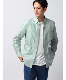 SUIT SQUARE | 隠しボタンダウンカラーシャツ 長袖 ノンアイロン ポリエステルオックス(シャツ/ブラウス)
