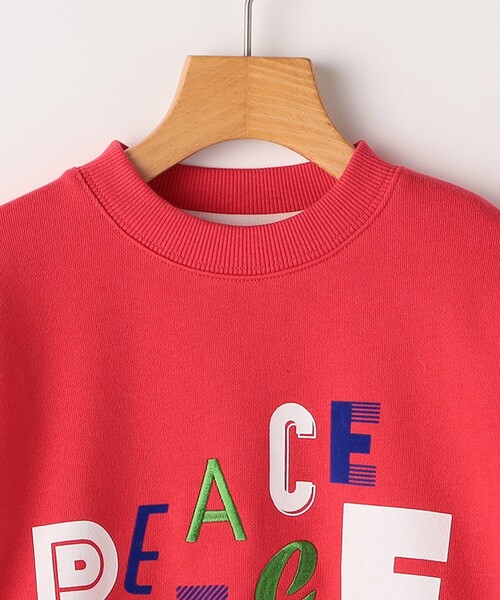 ARCH & LINE（アーチアンドライン）の「【SHIPS KIDS別注】ARCH＆LINE:140～160cm / グラフィック スウェット（スウェット・キッズ・ダークグレー/レッド系・140/160/150）」の4枚目の写真