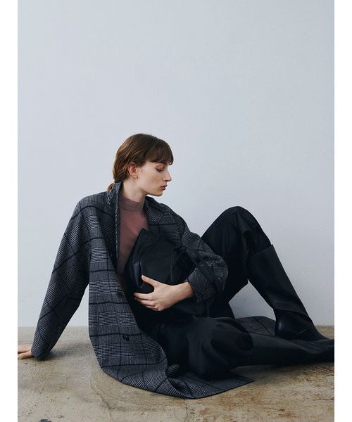 ウールリバーダブルブレストチェスターコート（チェスターコート