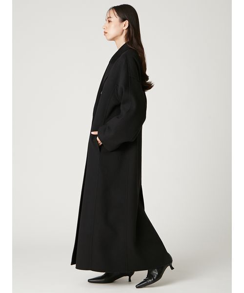 ウールリバーダブルブレストチェスターコート（チェスターコート