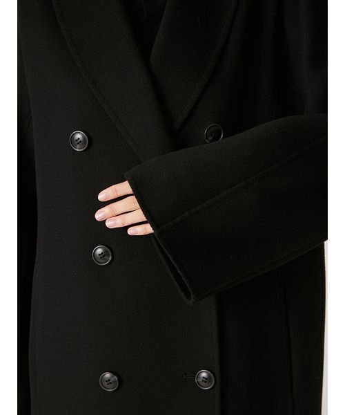 ウールリバーダブルブレストチェスターコート（チェスターコート