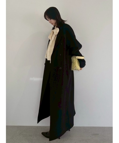 フレイアイディー　ウールリバーダブルブレストチェスターコート FRAY I.D（フレイ・アイディー） (12%OFF) ウールリバーダブル