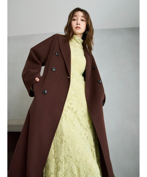 セール】ウールリバーダブルブレストチェスターコート（チェスター