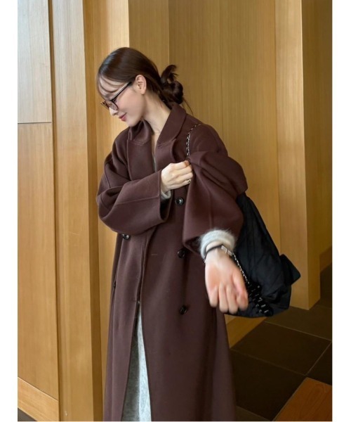 セール】ウールリバーダブルブレストチェスターコート（チェスター