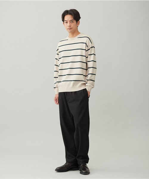 UNFILO(アンフィーロ)の「FLANNEL TOUCH 機能美パンツ ワイド(その他パンツ・メンズ・ネイビー系1/ブラック系/グレー系・MEDIUM/SMALL/X-LARGE/LARGE)」の7枚目の写真