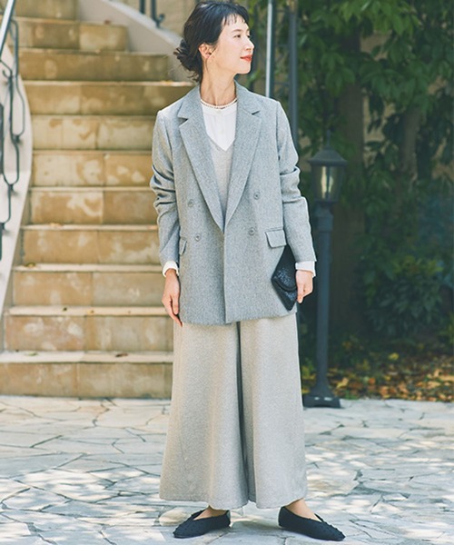 studio CLIP（スタディオクリップ）の「インドレース襟チュニックブラウス《オケージョン2025AW》（シャツ/ブラウス・レディース・オフホワイト/ブラック・FREE）」の7枚目の写真