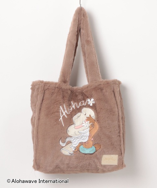 Kahiko（カヒコ）の「【Kahiko】ALOHA MAPUA ファートートバッグ（トートバッグ・レディース・ホワイト/グリーン/ブラウン/パープル・FREE）」の3枚目の写真