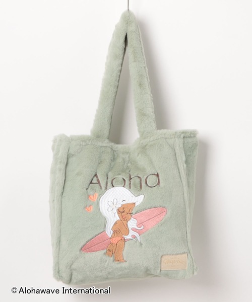 Kahiko（カヒコ）の「【Kahiko】ALOHA MAPUA ファートートバッグ（トートバッグ・レディース・ホワイト/グリーン/ブラウン/パープル・FREE）」の4枚目の写真