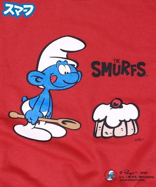 セール】【The Smurfs/スマーフ】別注プリントトレーナー（スウェット