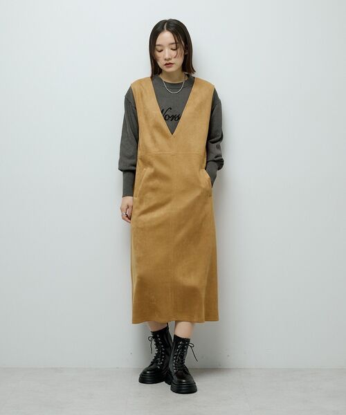 Green　Parks（グリーンパークス）の「ブークレ ロゴニットプルオーバー（ニット/セーター・レディース・ホワイト系その他2/ボルドー/グリーン/ダークグレー・FREE）」の20枚目の写真