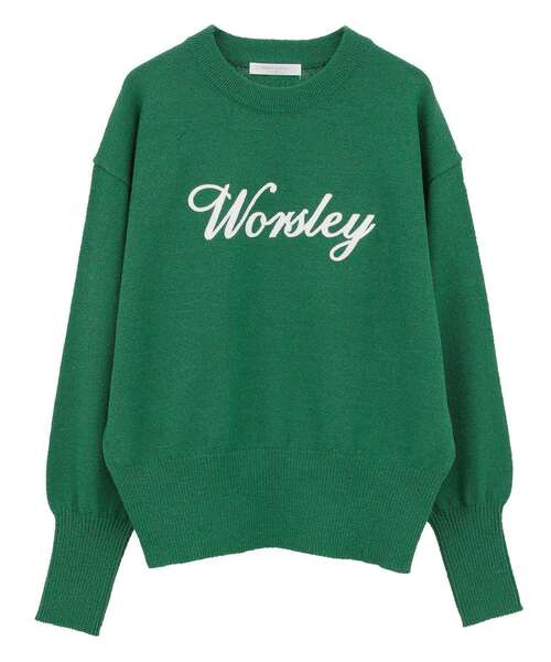 セール】ブークレ ロゴニットプルオーバー（ニット/セーター）｜Green