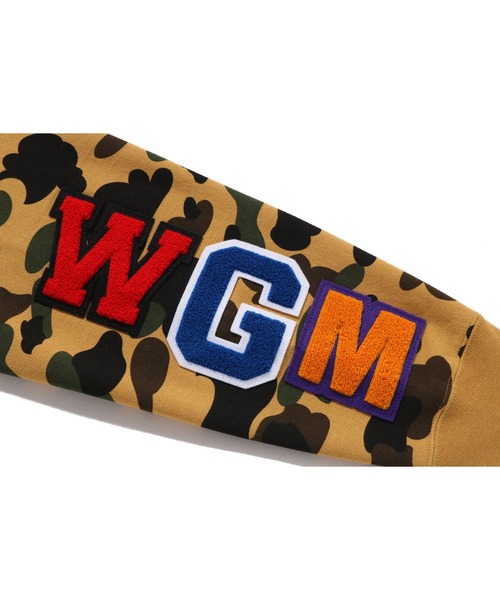 A BATHING APE（アベイシングエイプ）の「1ST CAMO SHARK CREWNECK SWEATSHIRT（スウェット・メンズ・グリーン/オレンジ/イエロー・LARGE/X-LARGE/MEDIUM/SMALL/XX-LARGE）」の11枚目の写真