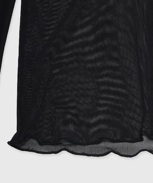 JOSE MOON(ジョゼムーン)の「SHEER PATERN CARDIGAN/シアーパターンカーディガン(Tシャツ/カットソー・レディース・ライトグリーン/ブルー/ブラック・FREE)」の21枚目の写真