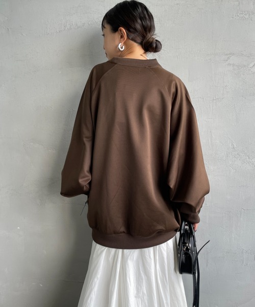 FRED PERRY（フレッドペリー）の「[FRED PERRY/フレッドペリー] 別注 トラック クルーネックプルオーバー（スウェット・レディース・アイボリー/ブルー/ブラウン・S/M/L/XL）」の18枚目の写真