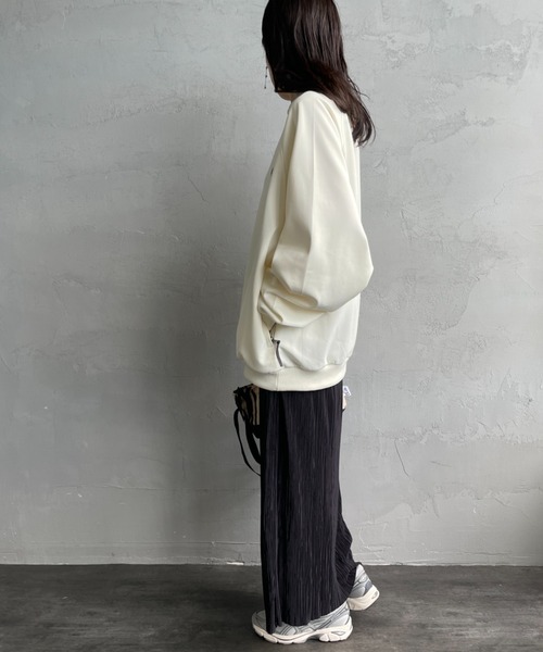 FRED PERRY（フレッドペリー）の「[FRED PERRY/フレッドペリー] 別注 トラック クルーネックプルオーバー（スウェット・レディース・アイボリー/ブルー/ブラウン・S/M/L/XL）」の8枚目の写真