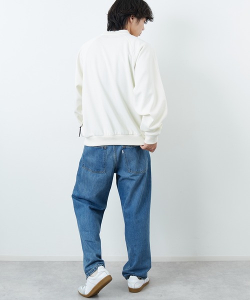 FRED PERRY/フレッドペリー] 別注 トラック クルーネックプルオーバー