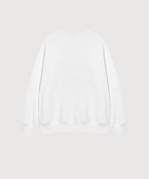 LA POMME petit(ラポミ・プチ)の「NAKAMURA YUUKI x LA POMME petit Collaboration Logo Sweater(スウェット・レディース・ホワイト・FREE)」の3枚目の写真