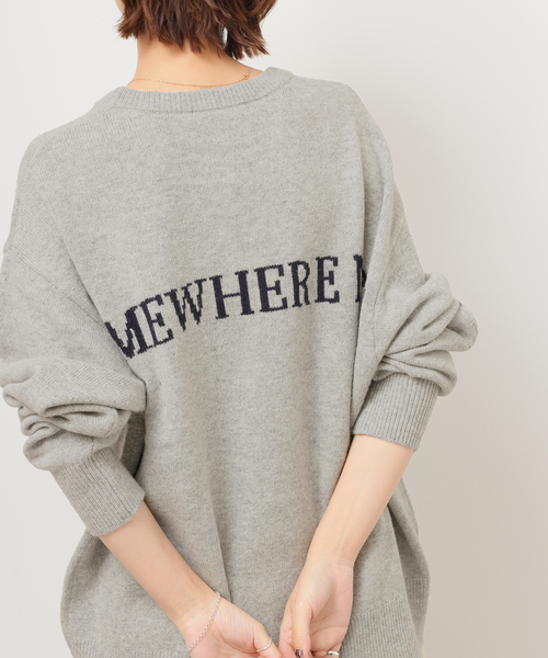 JOURNAL STANDARD relume ニット ウール100% M 黒 襟付きディーププルオーバー（ニット⁄セーター）｜JOURNAL STANDARD