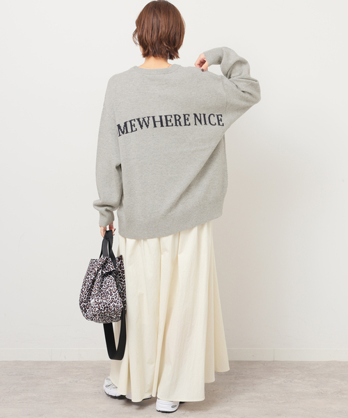 新品タグ付き❁˚ジャーナルスタンダードレリューム バックロゴニットプルオーバー JOURNAL STANDARD relume（ジャーナルスタンダード レリューム