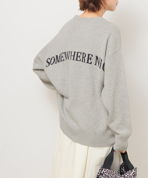 バックロゴニットプルオーバー（ニット/セーター）｜JOURNAL STANDARD