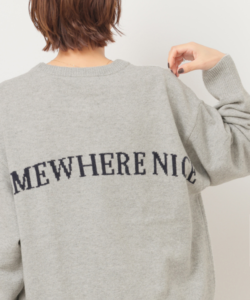 バックロゴニットプルオーバー（ニット/セーター）｜JOURNAL STANDARD