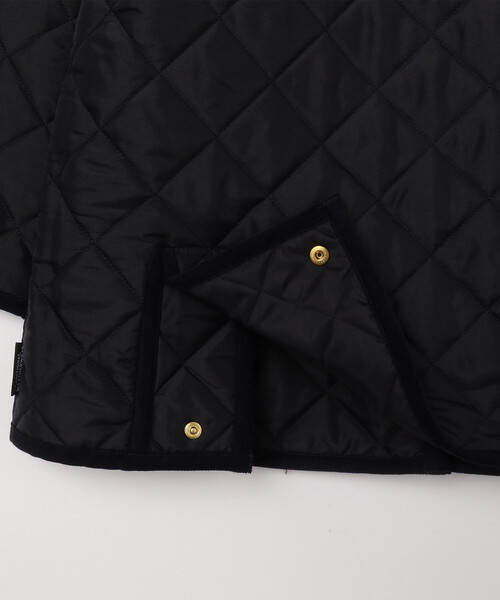 FREAK'S STORE（フリークスストア）の「TRADITIONAL WEATHERWEAR/トラディショナルウェザーウェア ARKLEY MIDDLE/アークリーミドル（ノーカラージャケット・レディース・ブラック/ネイビー・34/36）」の7枚目の写真