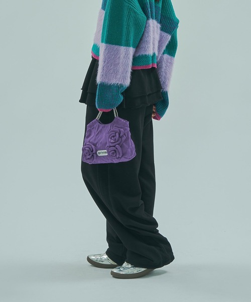 ROSE BUD(ローズバッド)の「SKIRTED SWEATPANTS(その他パンツ・レディース・グレー/ブラック・ONE SIZE)」の4枚目の写真