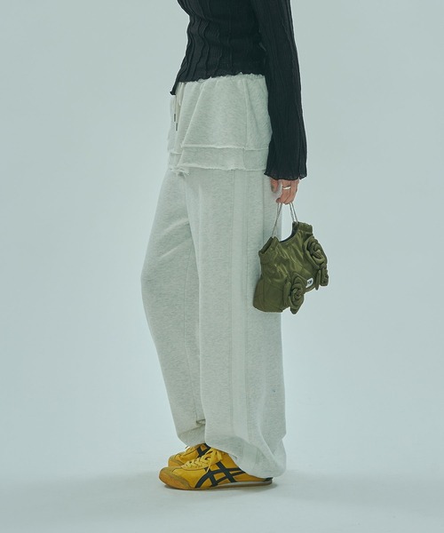 ROSE BUD(ローズバッド)の「SKIRTED SWEATPANTS(その他パンツ・レディース・グレー/ブラック・ONE SIZE)」の10枚目の写真