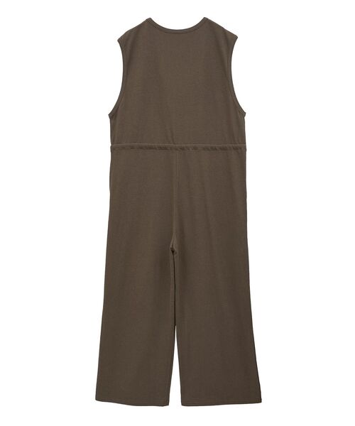 GARAGE OF GOOD CLOTHING（ガレージオブグッドクロージング）の「【日本製】Uネックオールインワン（サロペット/オーバーオール・レディース・ブラウン/チャコールグレー・FREE）」の19枚目の写真