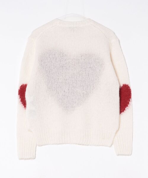 ALLSAINTS(オールセインツ)の「LUVHEART CREW NECK JUMPER | LUVHEART クルー ネック ニット・セーター(ニット/セーター・レディース・ホワイト系その他・S/M/XS)」の2枚目の写真