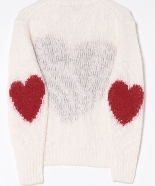 ALLSAINTS(オールセインツ)の「LUVHEART CREW NECK JUMPER | LUVHEART クルー ネック ニット・セーター(ニット/セーター・レディース・ホワイト系その他・S/M/XS)」の3枚目の写真