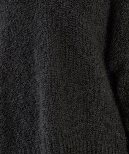 MICA&DEAL（マイカ＆ディール）の「キッドモヘアVネックプルオーバー（ニット/セーター・レディース・ライトピンク/グリーン/スミクロ/ベージュ・FREE）」の18枚目の写真