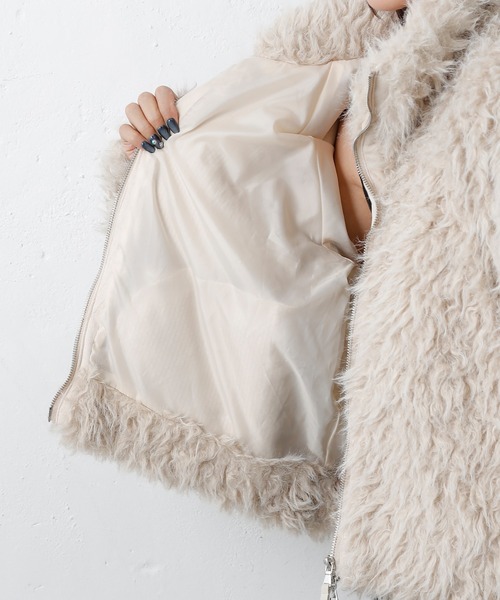 ミックスシープファースタンドブルゾン（ブルゾン）｜COLONY 2139