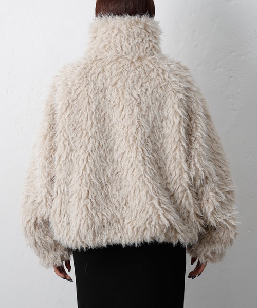 セール】ミックスシープファースタンドブルゾン（ブルゾン）｜COLONY