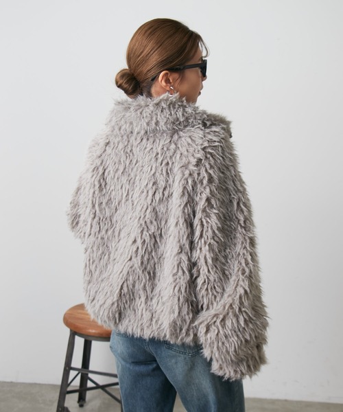 ミックスシープファースタンドブルゾン（ブルゾン）｜COLONY 2139