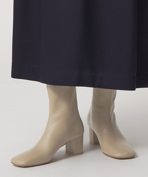 オデットエオディール（ODETTE Ｅ ODILE）/スクエアセンターシーム ショートブーツ55↑ セール】スクエアセンターシーム ショートブーツ55↑（ブーツ