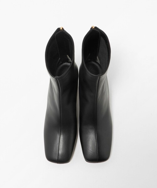 ODETTE E ODILE（オデットエオディール）の「スクエアセンターシーム ショートブーツ55↑（ブーツ・レディース・ブラック/ダークブラウン/ベージュ・24.5cm/23cm/22cm/22.5cm/25cm/23.5cm/24cm）」の18枚目の写真